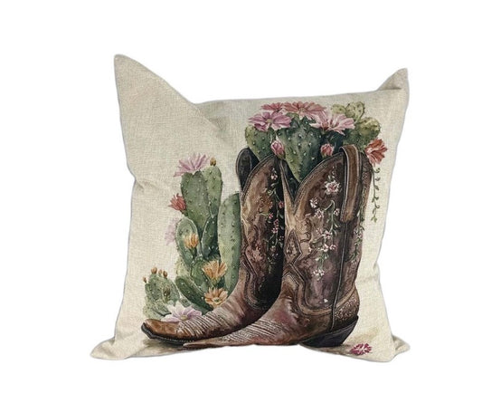 Cowboy Boot Pillow