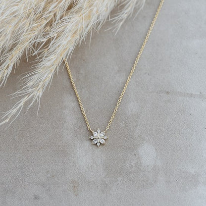 Snow Crystal Necklace