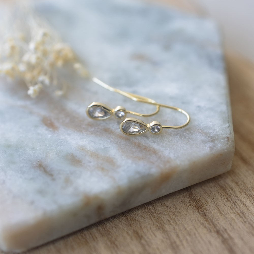 Aura Earrings | Clear