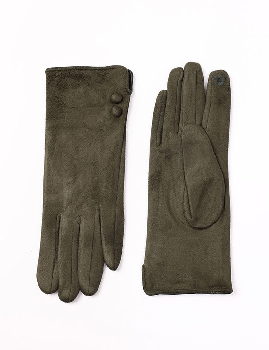 Faux Suede Gloves