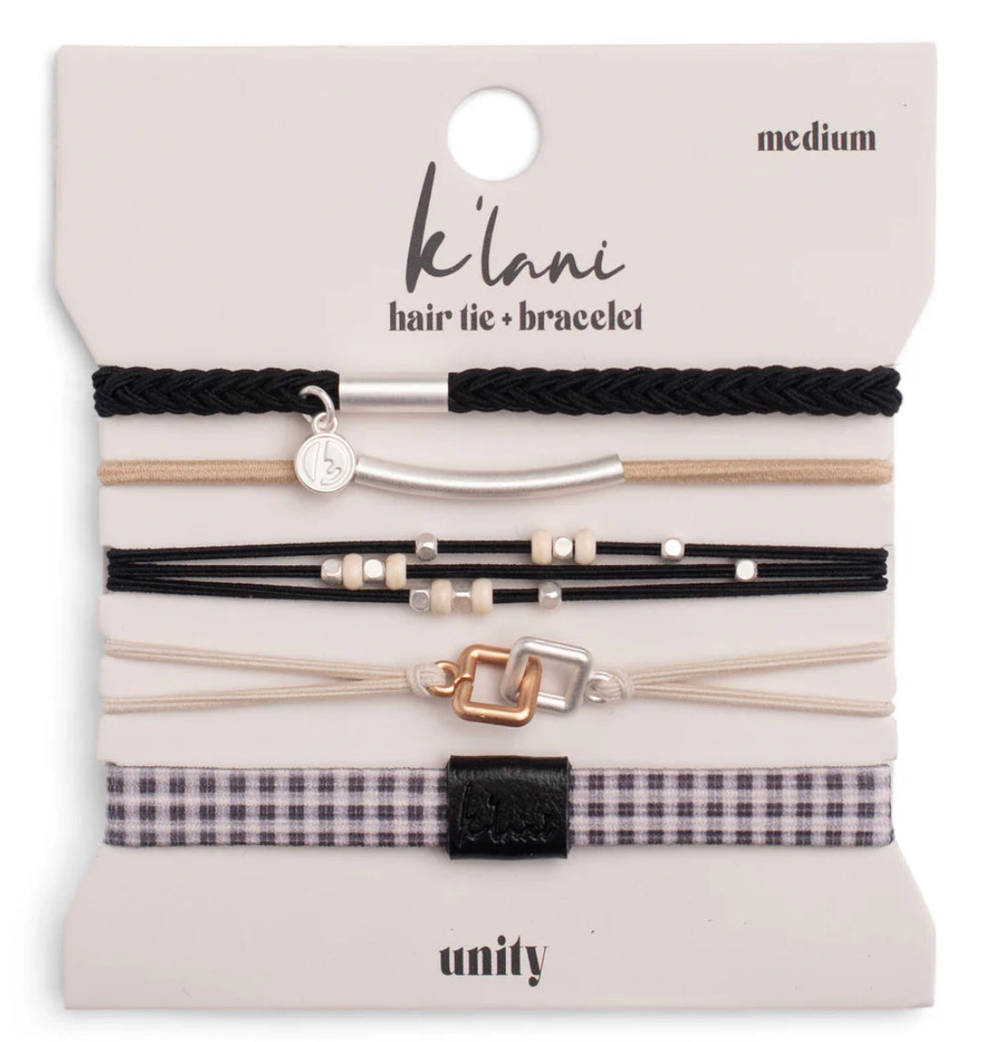 K’lani Hair Tie/Bracelet Set | Unity