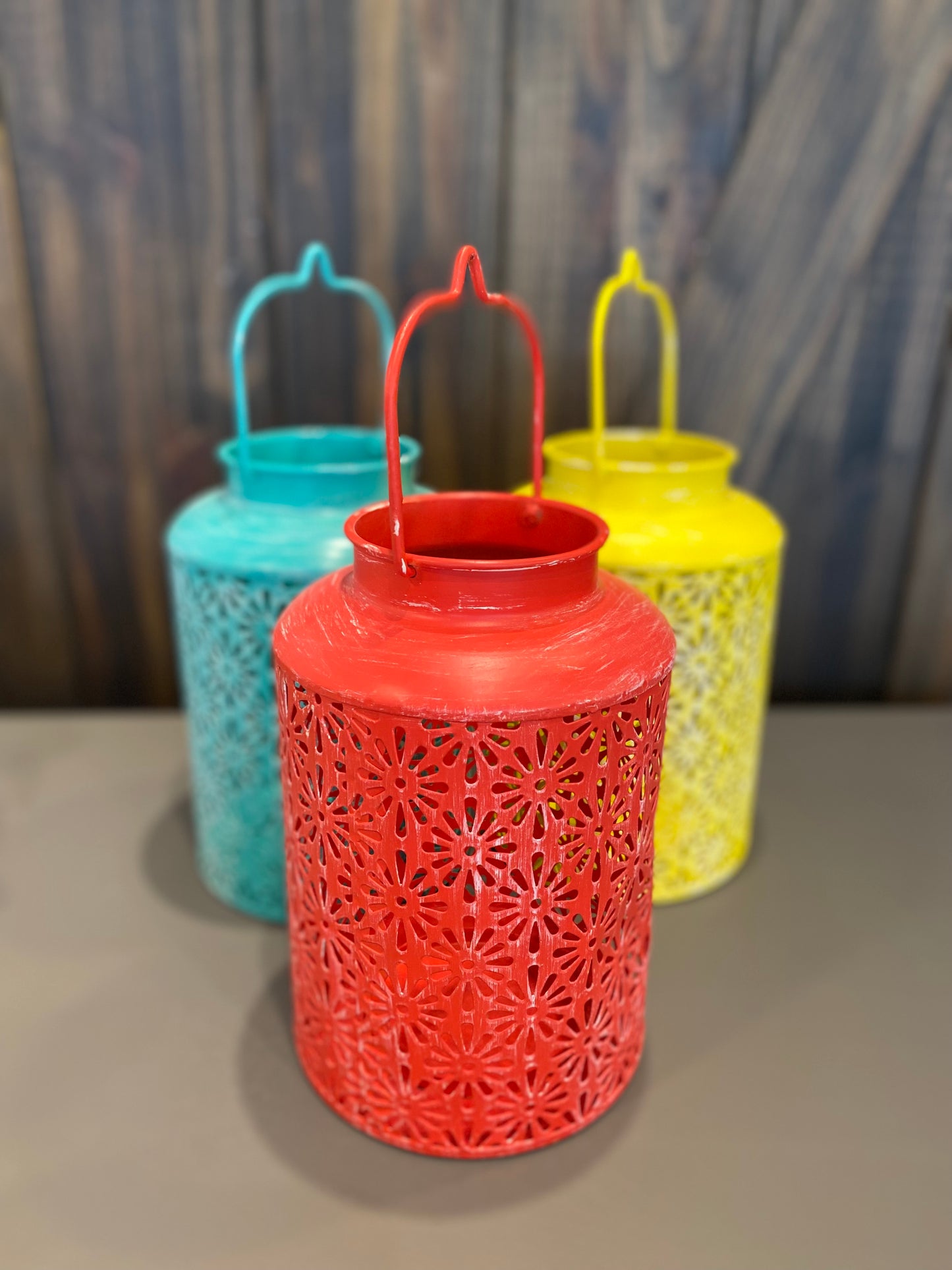 Bright Metal Lanterns