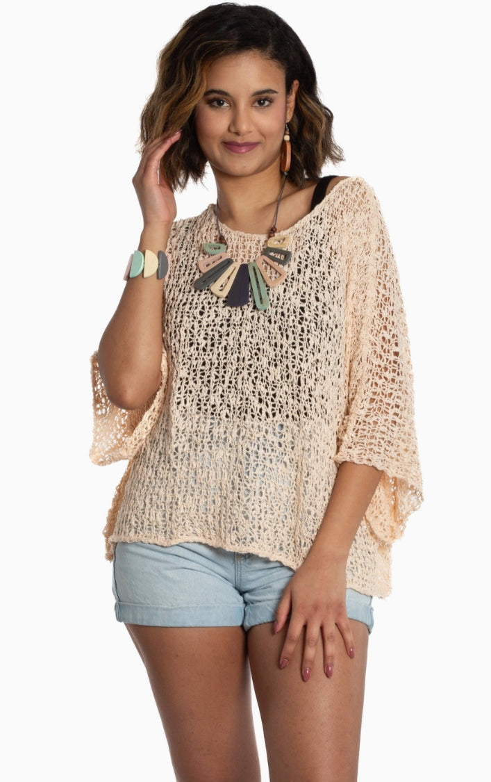 Popcorn Knit Top