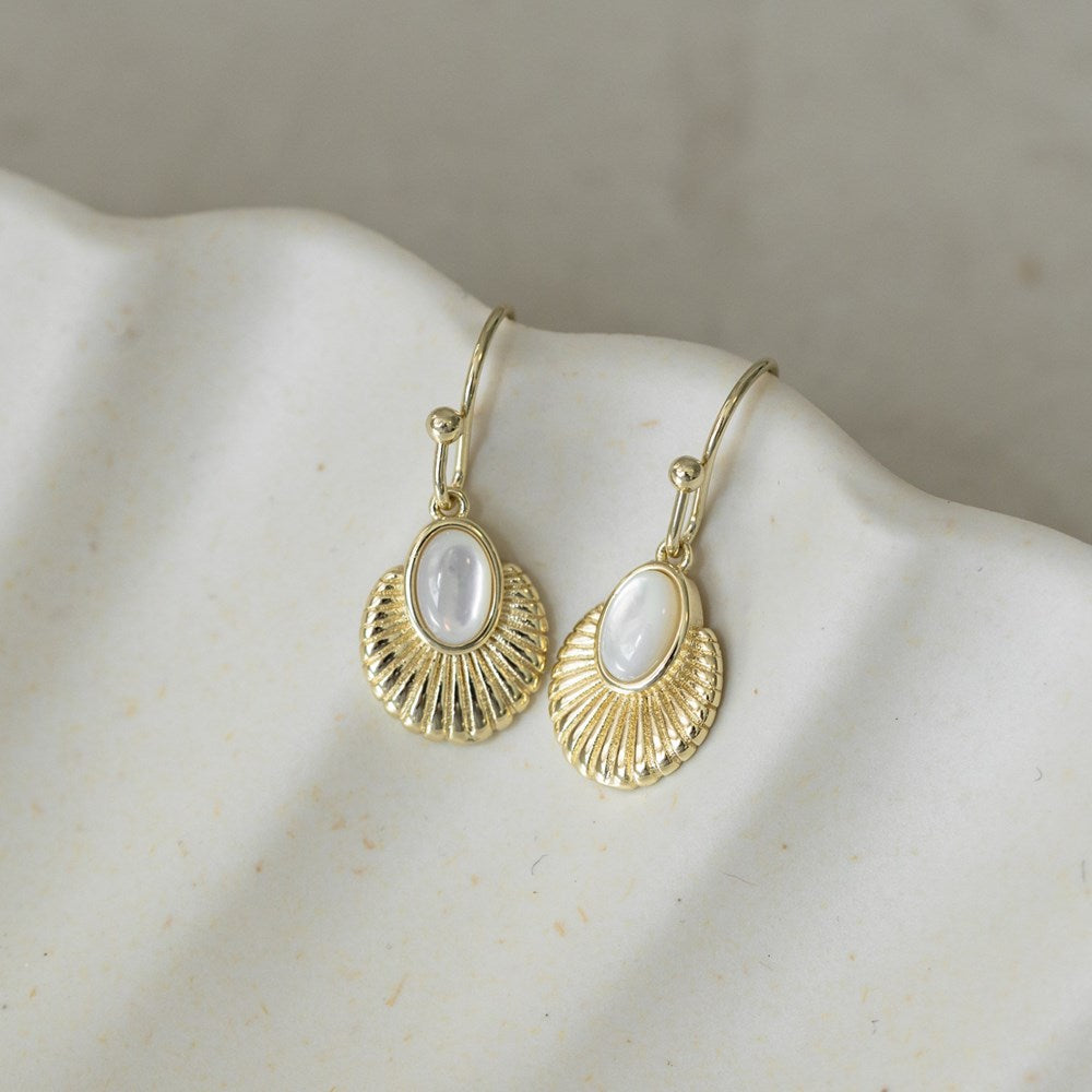 Asha Earrings | Mother of Pearl
