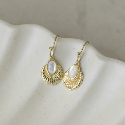 Asha Earrings | Mother of Pearl