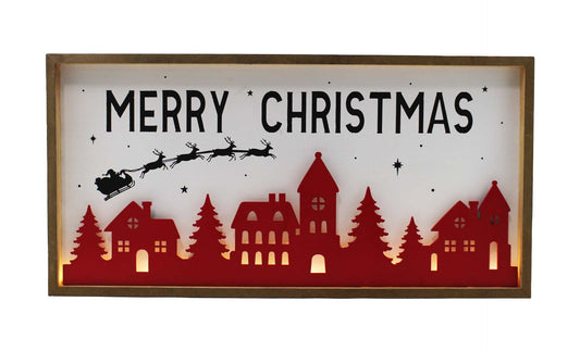 LED Merry Christmas Wall Art