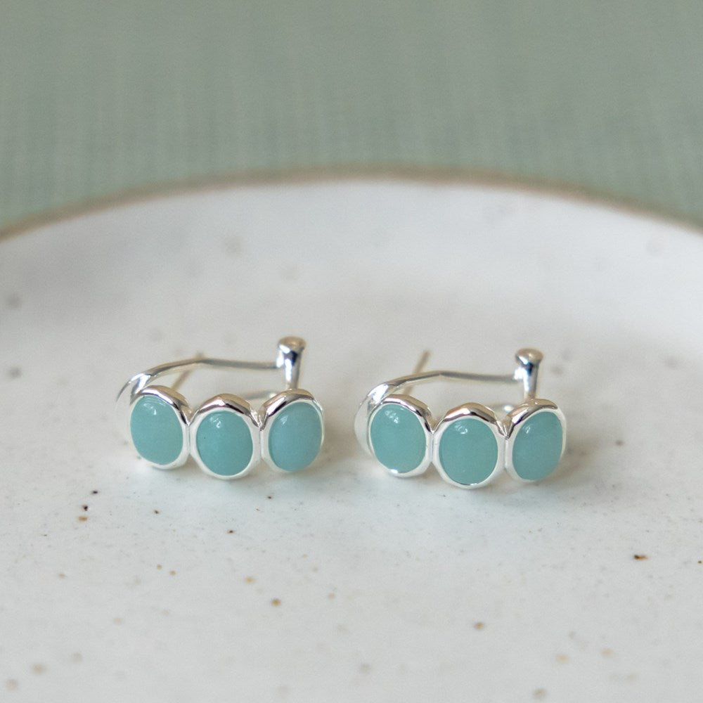 Essence Hoops | Amazonite