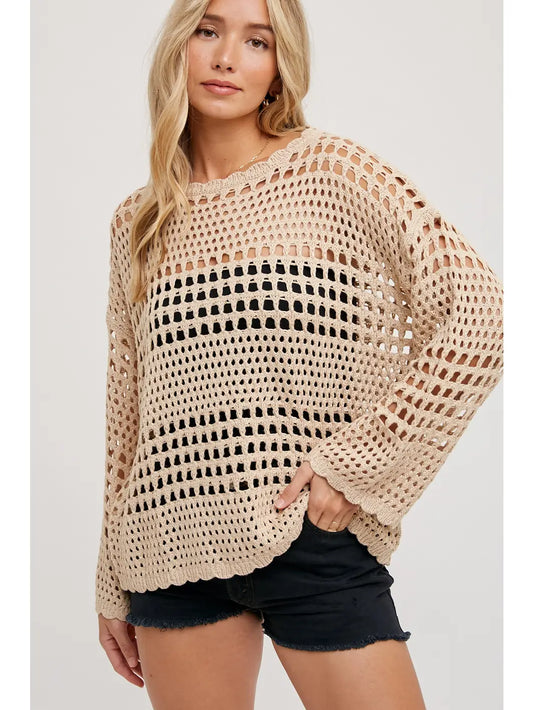 Open-Knit Sweater