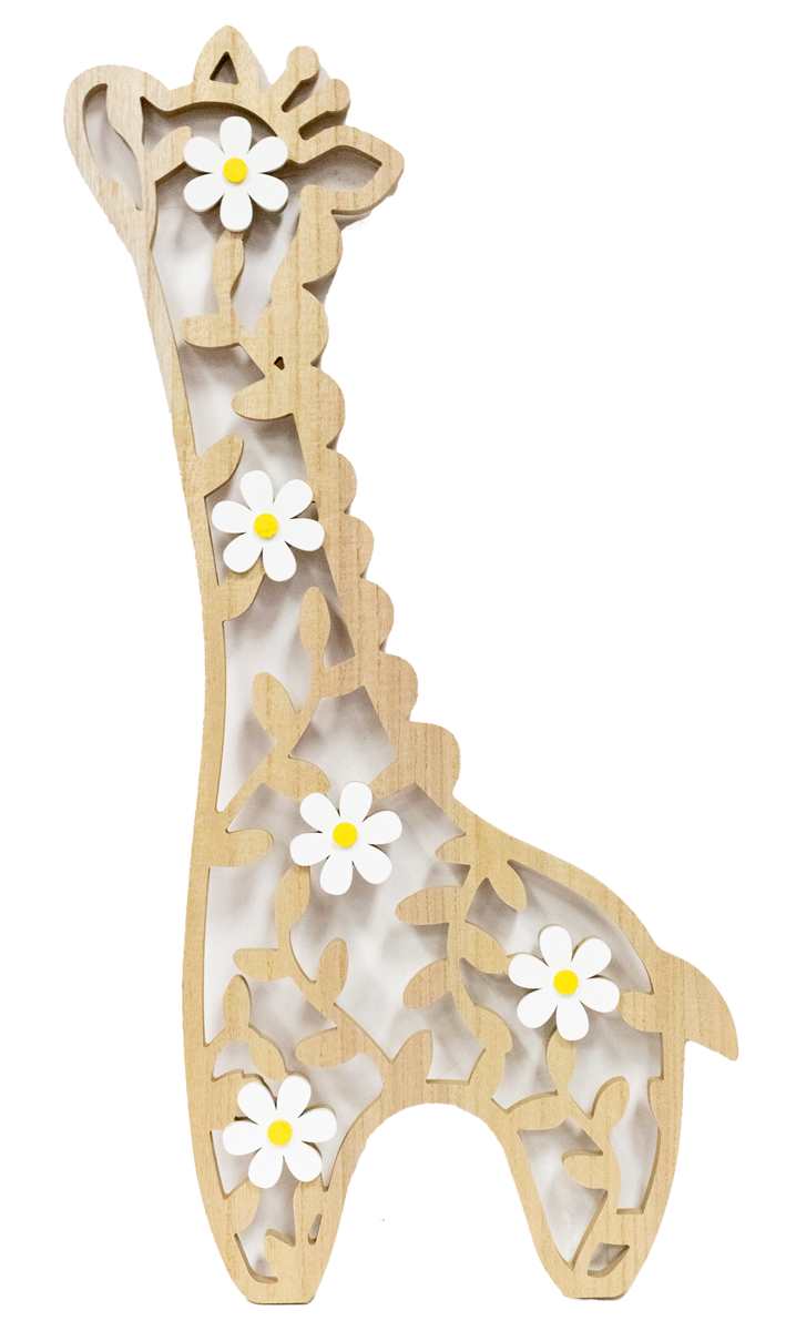 Floral Giraffe Wall Art