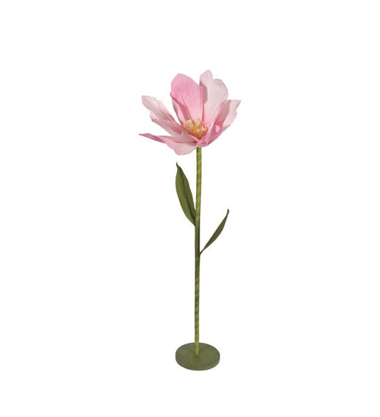 Pink Paper Flower Stand