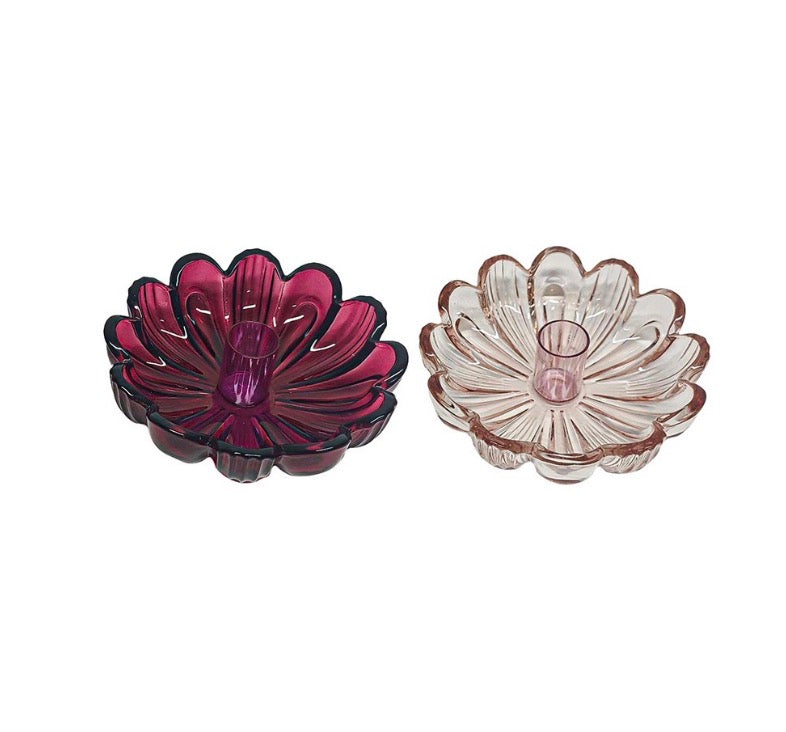 Large Flower Candle Holder