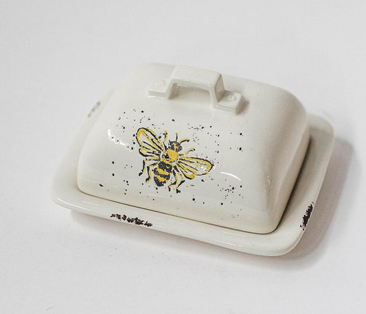 Honey Bee Butter Dish