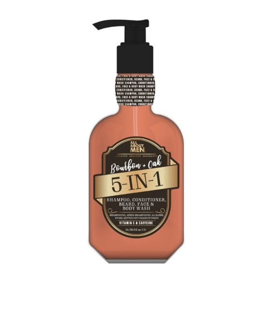 5-IN-1 Full Body Wash | Bourbon & Oak