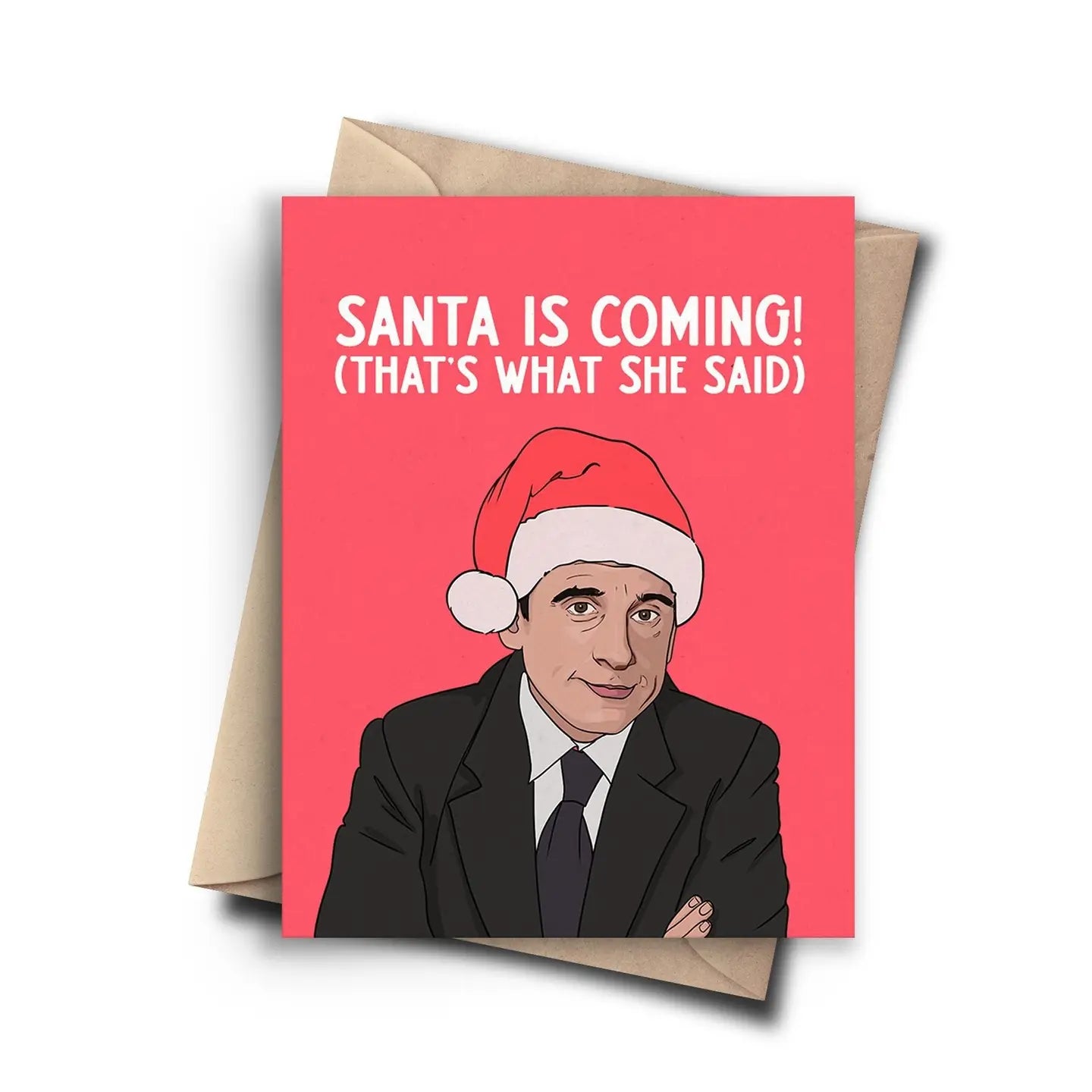 Santa Is Coming Card