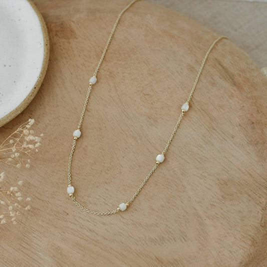 Gina Necklace | Mother of Pearl