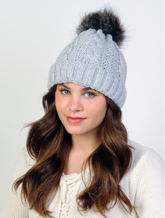 Cable Knit Hat