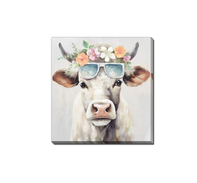 The Cool Cow Framed Art