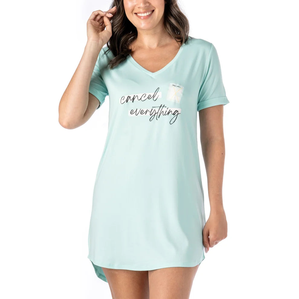 Cancel Everything Sleep Shirt