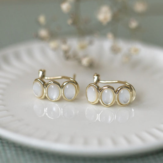 Essence Hoops | Mother of Pearl