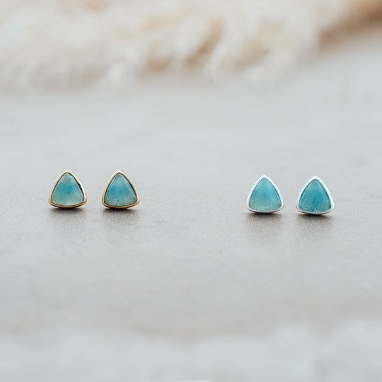 Mae Studs | Amazonite