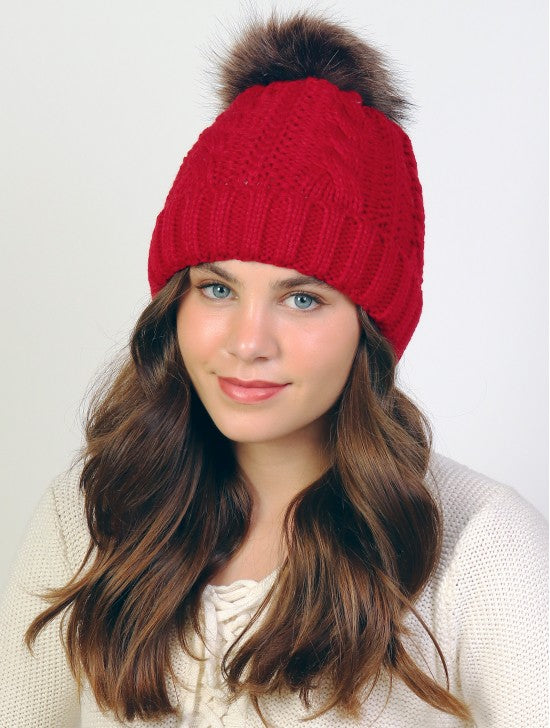 Cable Knit Hat