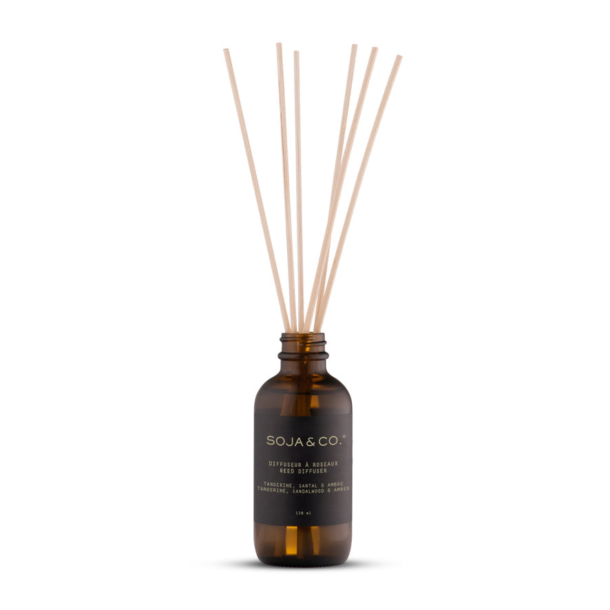 Reed Diffuser - Tangerine, Sandalwood and Amber