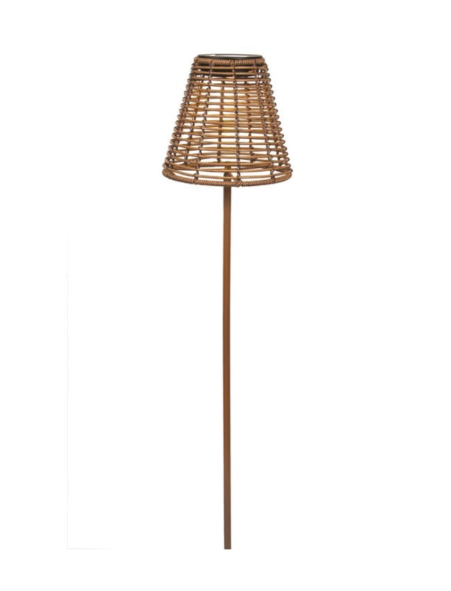 Brown Wicker Solar Stake