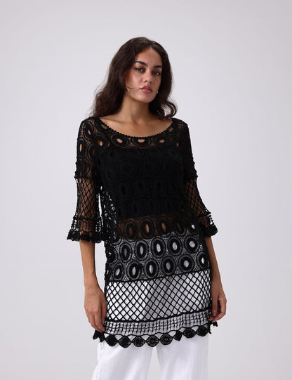 Long Crochet Top