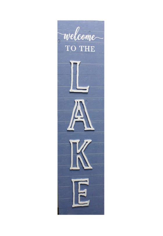 Welcome to the Lake Wall Sign