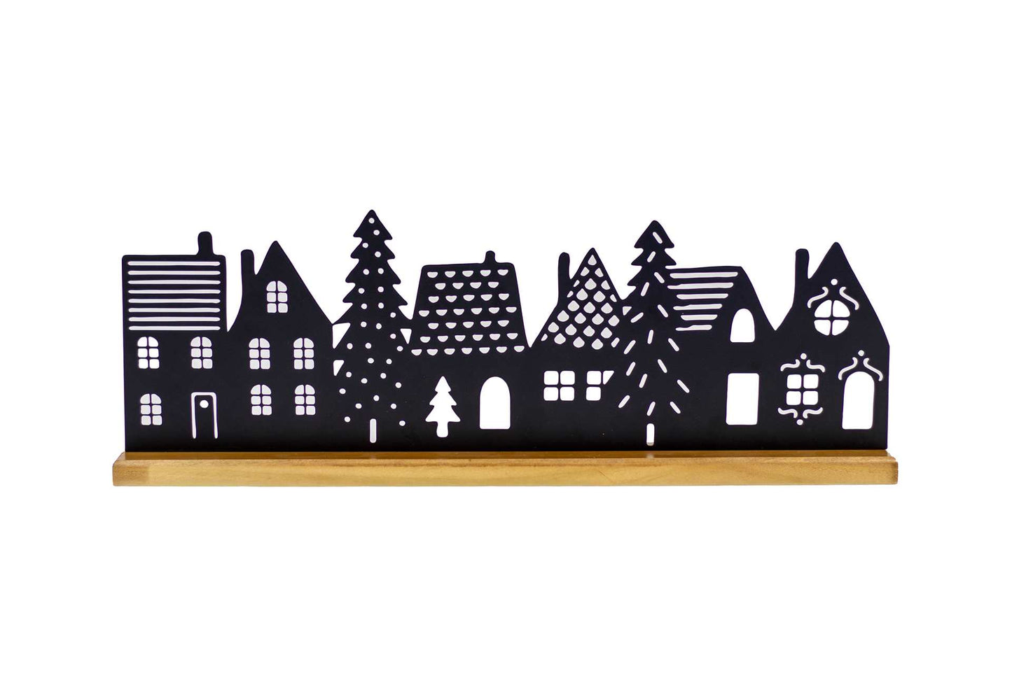 Christmas Village Shelf Decor