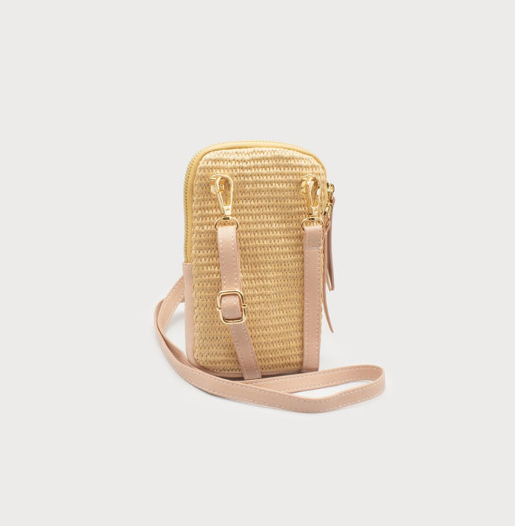 Raffia Small Crossbody Handbag