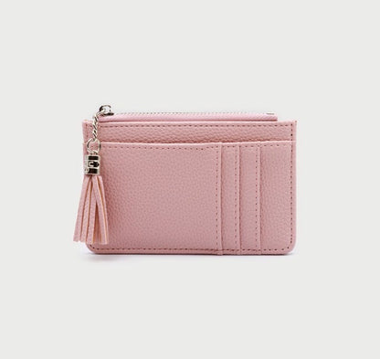 Wallet w/ 3 Card Slots & Zippered Pouch