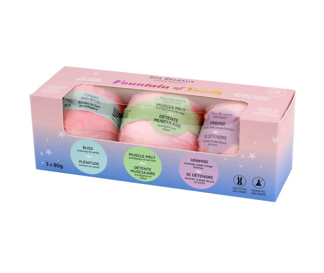 Fountain of Youth Bath Bombs | 3 Pack