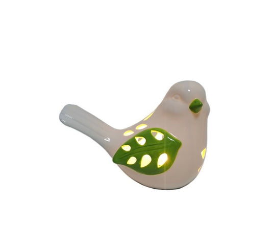 Green LED Ceramic Bird