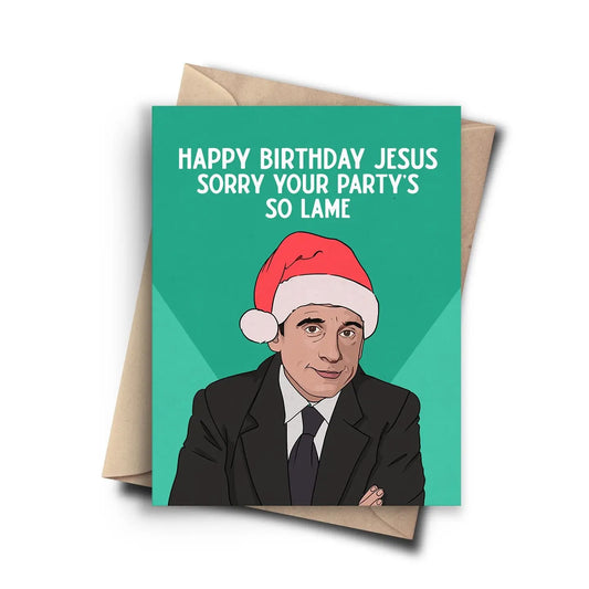 Happy Birthday Jesus Christmas Card