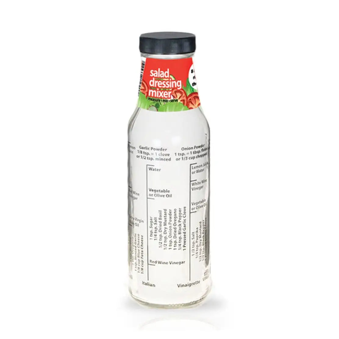 Salad Dressing Bottle w/ Recipes