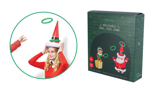 Inflatable Santa Toss Game