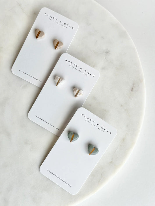 Quinn of Hearts Studs