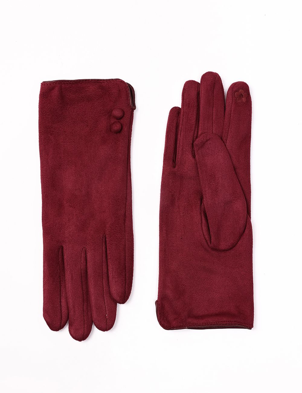 Faux Suede Gloves