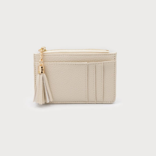 Wallet w/ 3 Card Slots & Zippered Pouch
