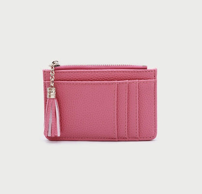 Wallet w/ 3 Card Slots & Zippered Pouch