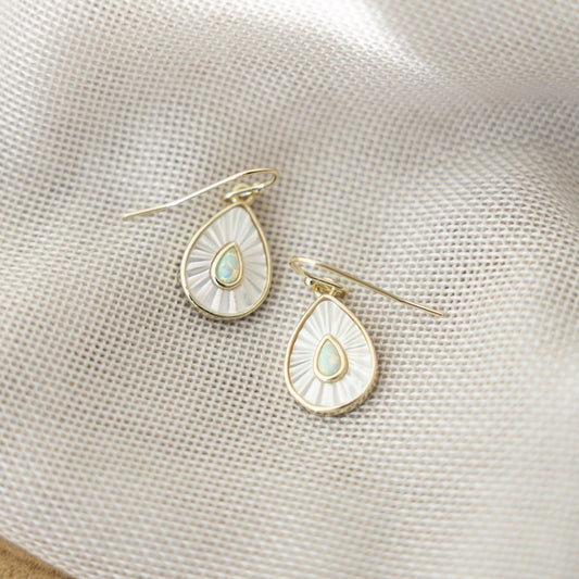 Dewdrop Earrings | Opalite