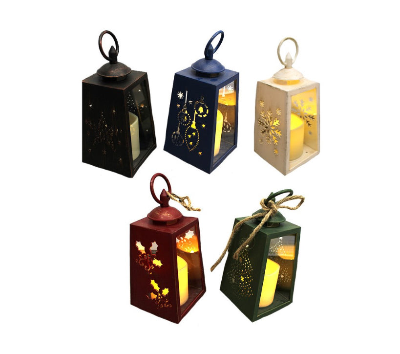 LED Lantern w/ Candle