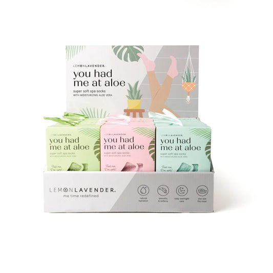 You Had Me At Aloe Spa Socks