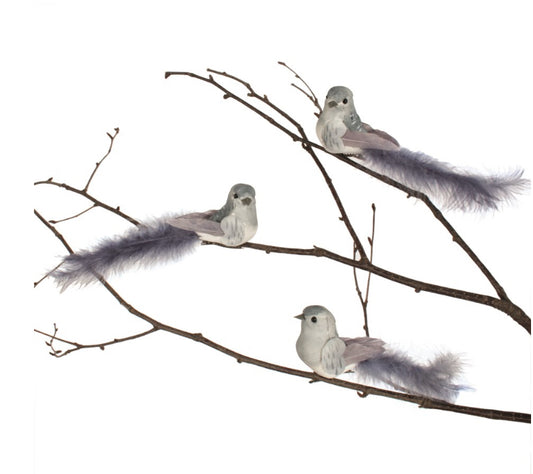 Powder Blue Birds | Set of 3