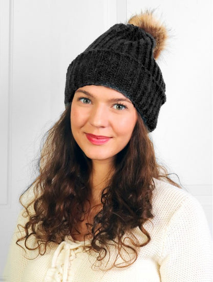 Cable Knit Hat