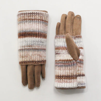 Multi-Colour Knit Gloves
