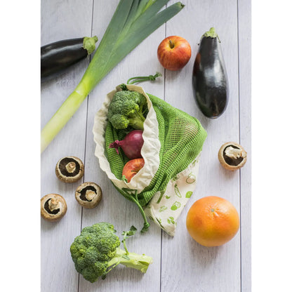 Green Cotton Vegetable Bag