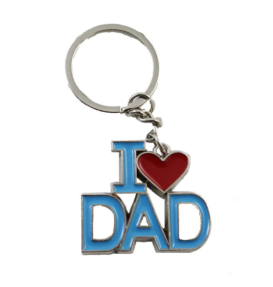 I Love Dad Keychain