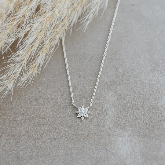 Snow Crystal Necklace